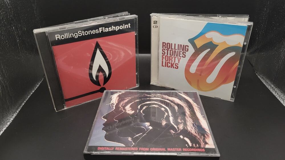 Rolling Stones CD Lot Flashpoint Forty Licks 2CD + More Classic Rock
